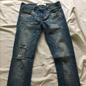 Abercrombie & Fitch Rhinestone Jean