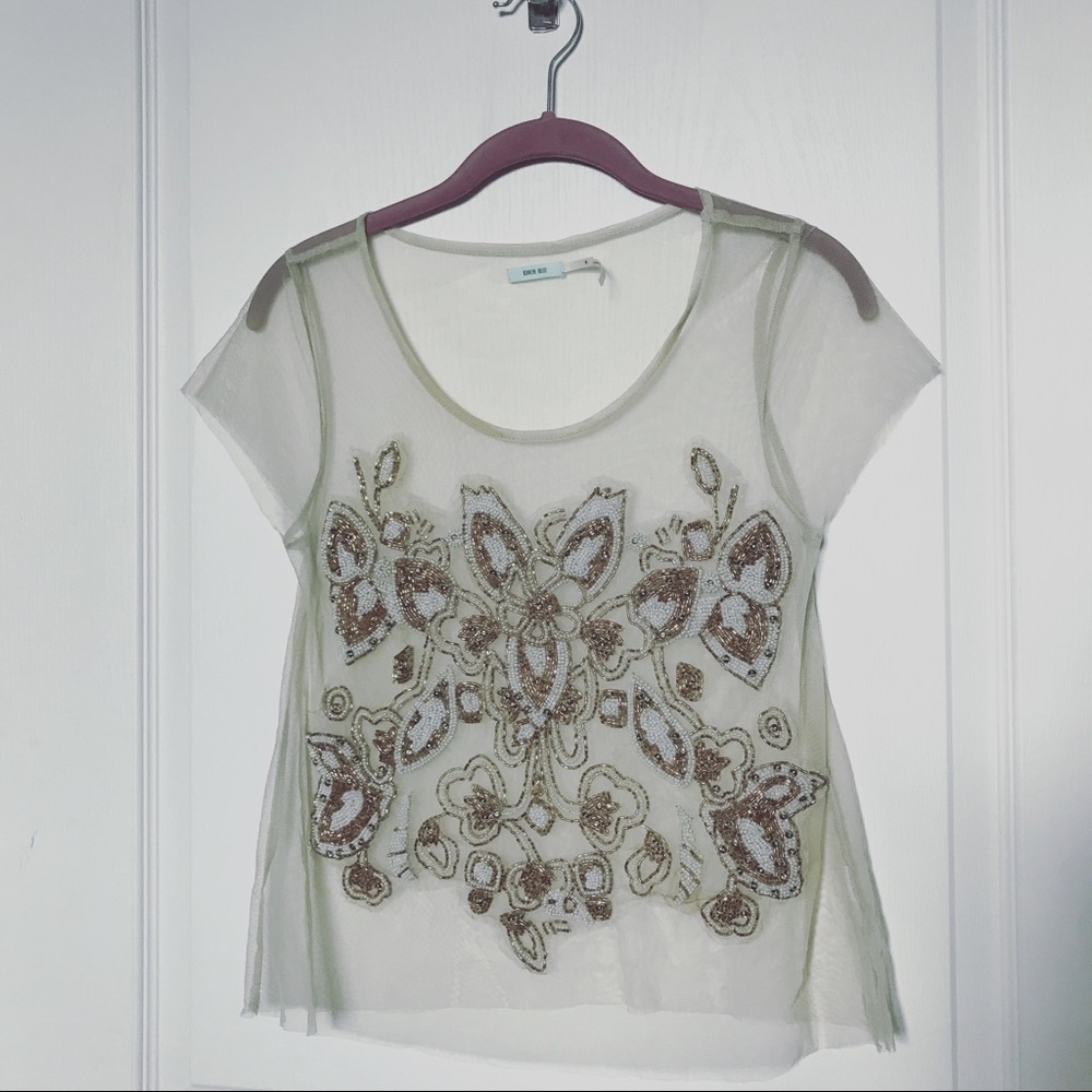 Urban Outfitters Beaded Top Size S