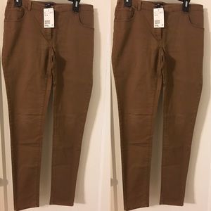 Cognac colored H&M jeans