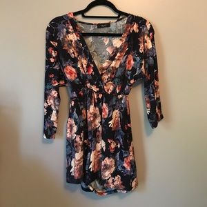 Floral pattern romper