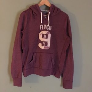 Abercrombie & Fitch Maroon Hoodie