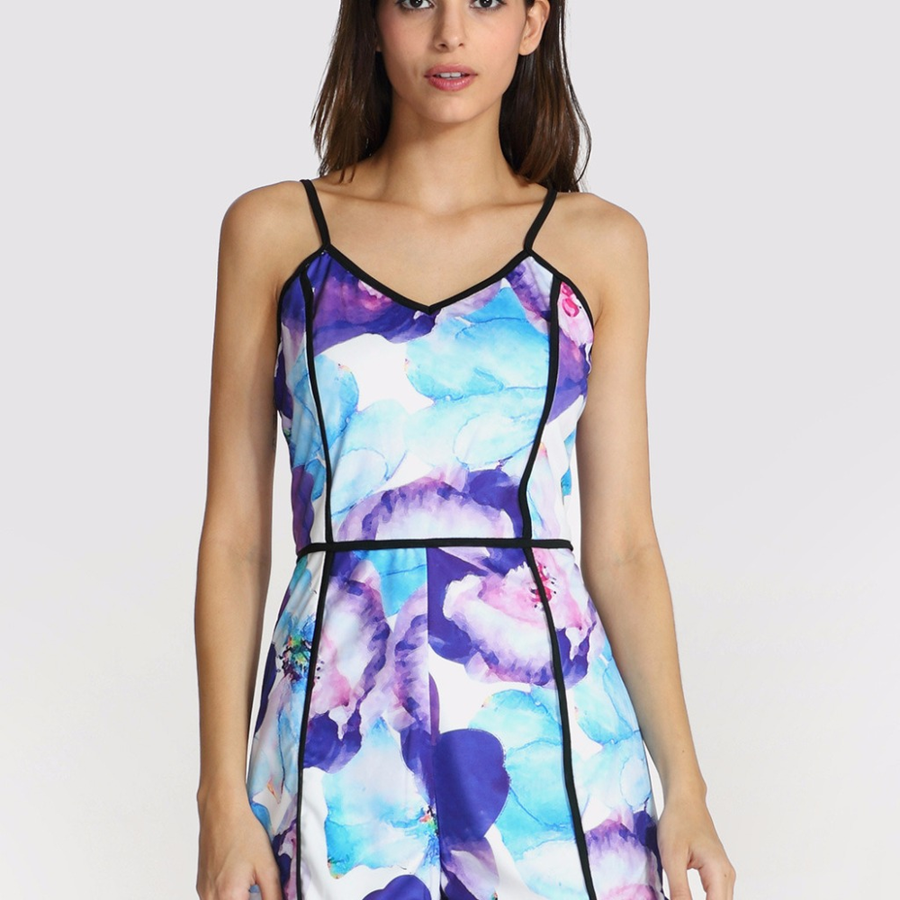 Floral Cami Romper