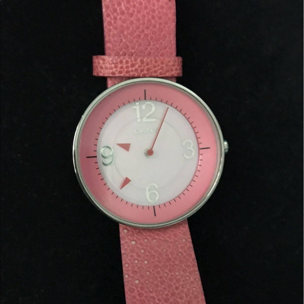 DKNY pink watch