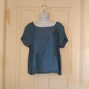 Life in Progress chambray shirt