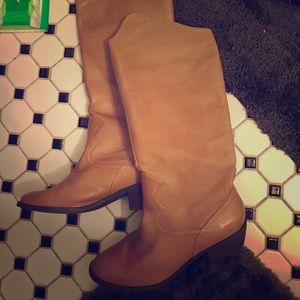 Boots. Cream color. Never worn