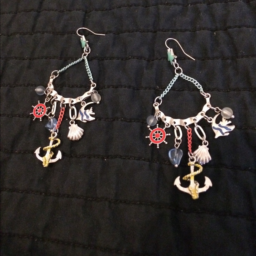 Nautical themed earrings