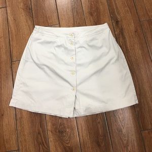 Khaki Skort 16 Liz Claiborne 100% cotton