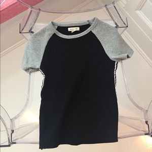 Silence and noise racer crop top