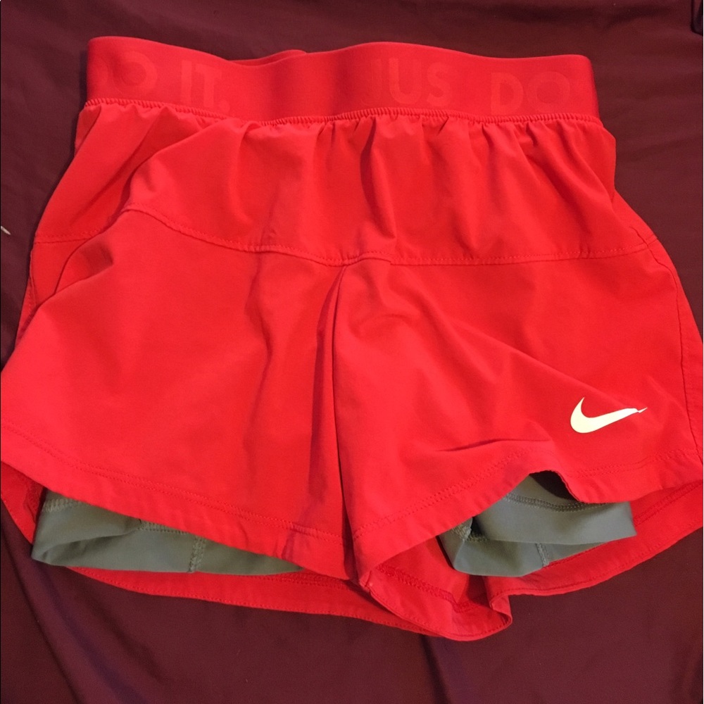 Red Nike Running Shorts