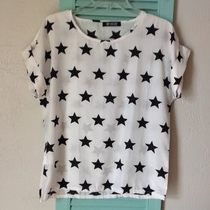 OASAP White and Black Shirt