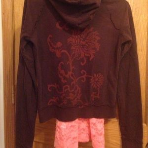 Urban Outfitters floral detail hoodie