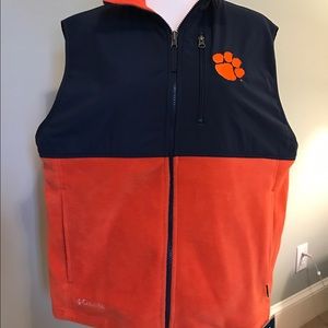Clemson fleece vest