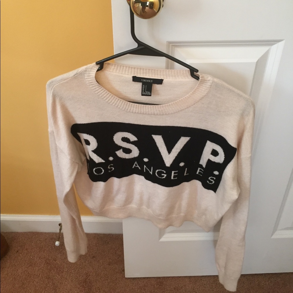 Crop sweater