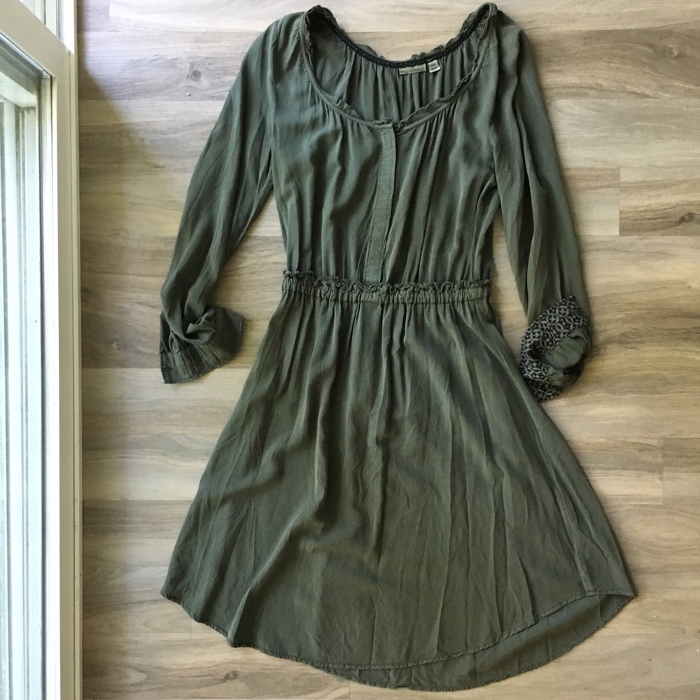 Green anthro dress