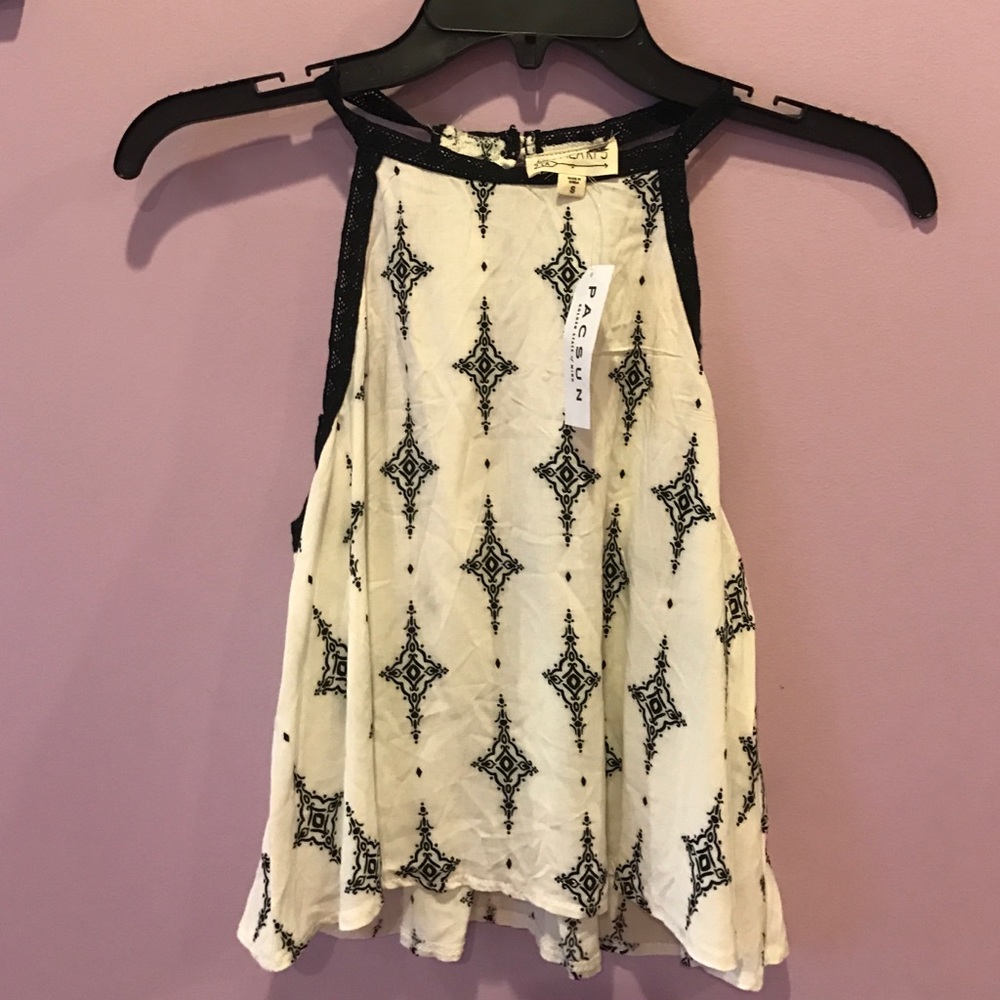 brand new cropped goddess tank