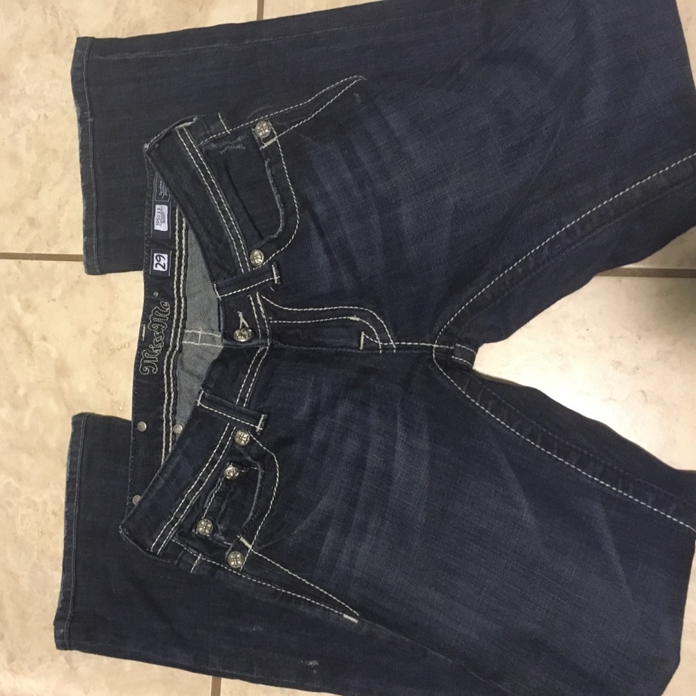 Dark Wash Miss Me Bootcut Jeans