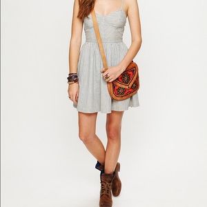 🆕 Free People denim bustier dress 🔥NWOT