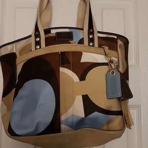 Coach satchel purse & matching Hat