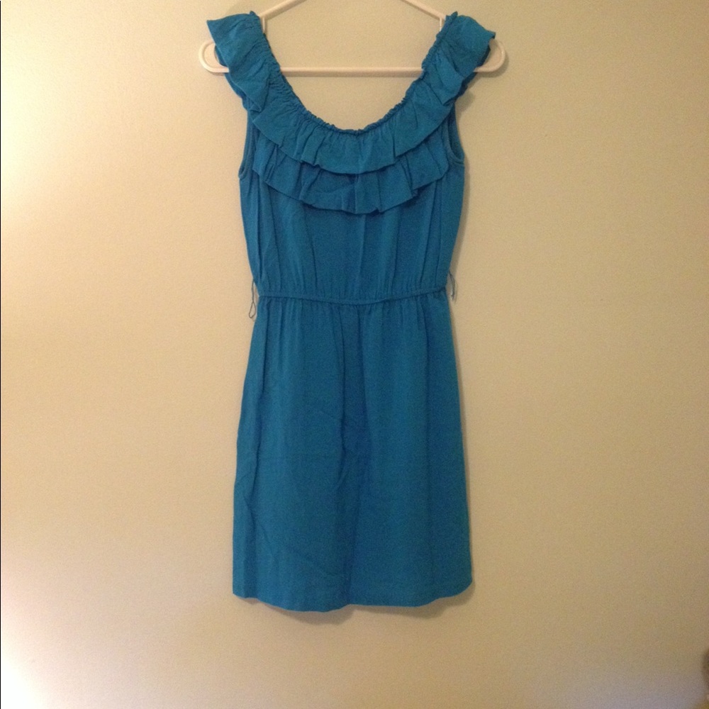 Blue summer sundress