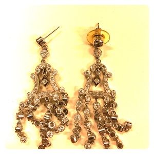 Rhinestone chandelier earrings