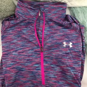 Under armour pull over/zip up