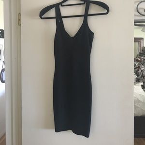 Black BCBG bodycon dress