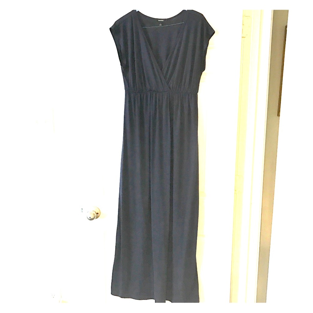 Espresso navy maxi dress