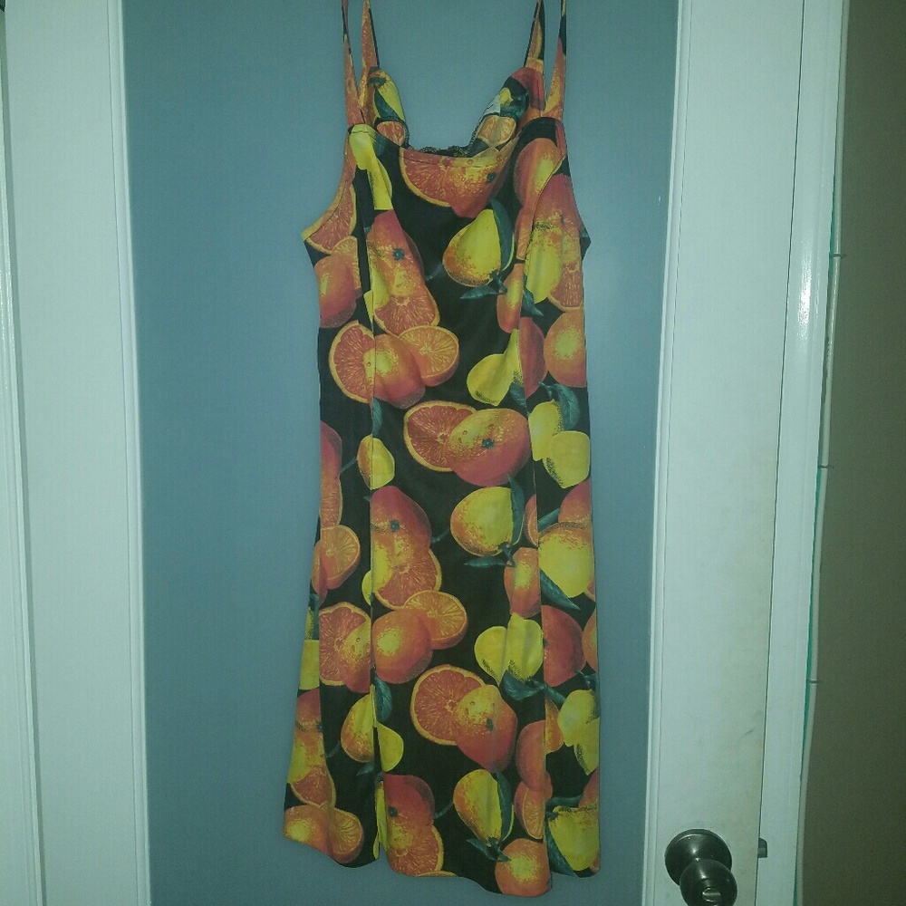 Orange dress