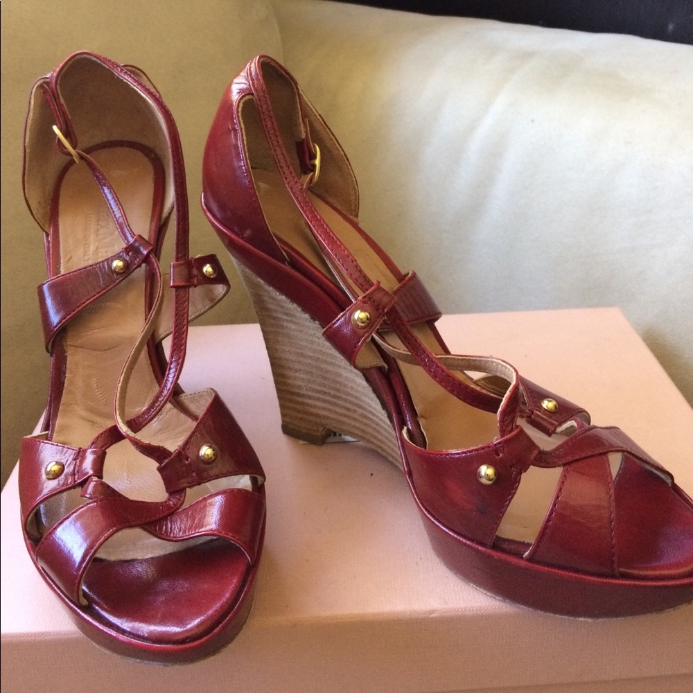 Max Mara Lara Wedge Sandals
