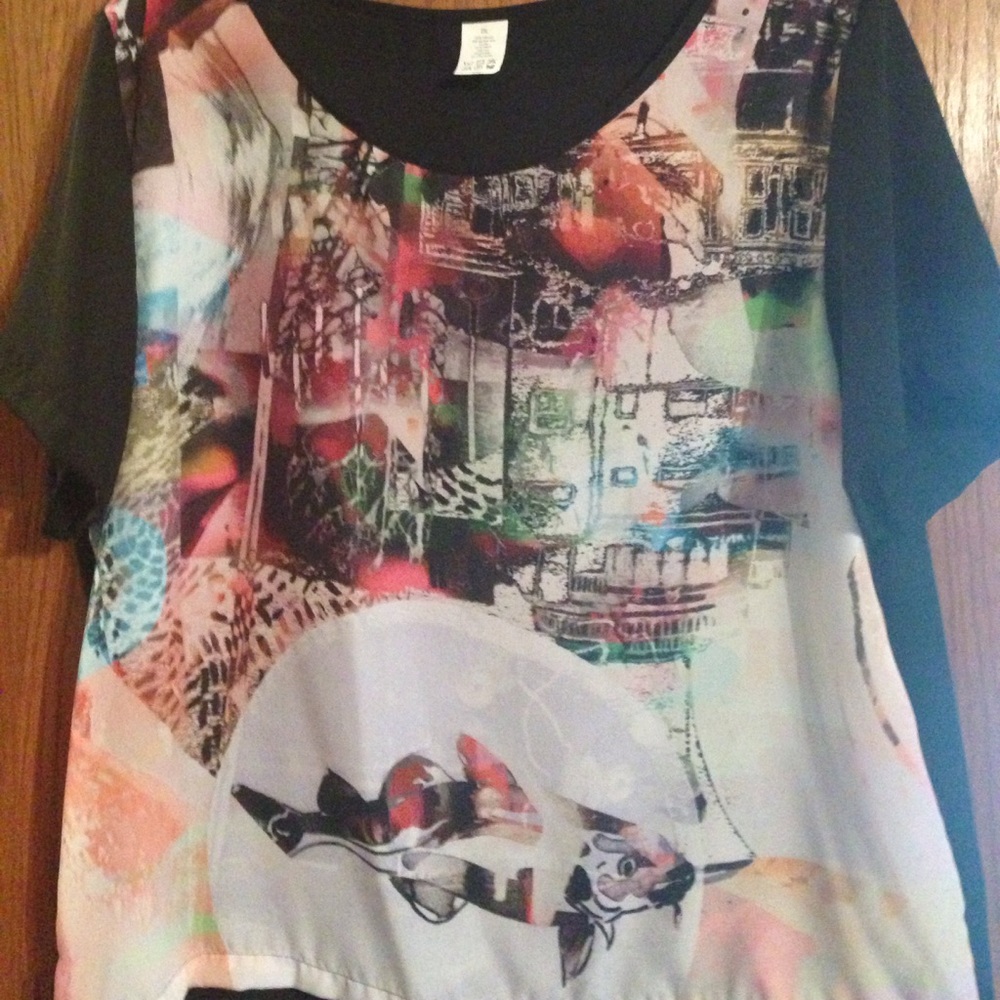 Catfish shirt. Size XL but fits like Large
