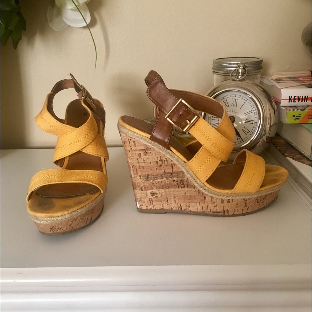 Yellow Apt. 9 wedges