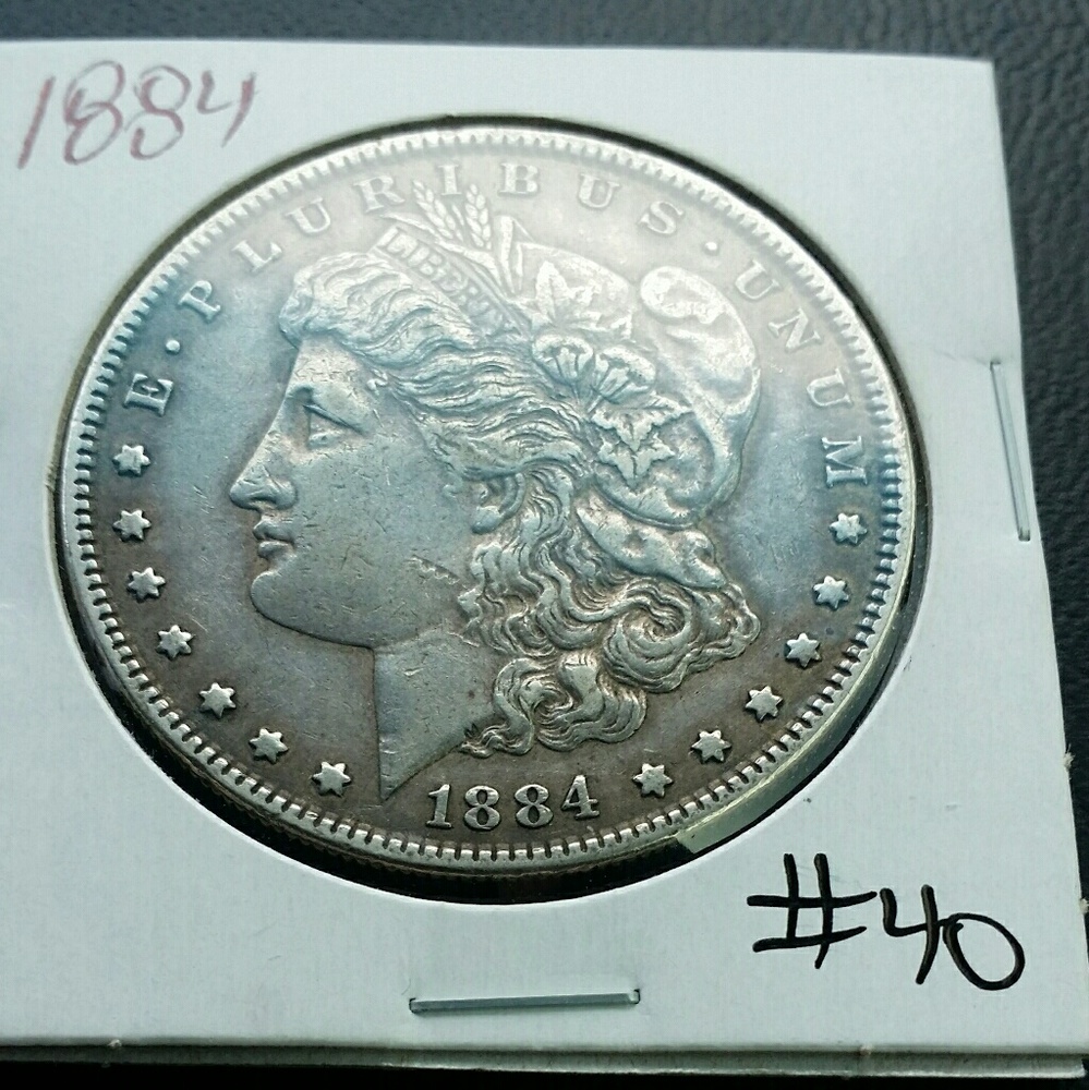 1884 silver morgan dollar