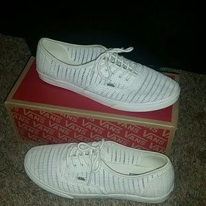Ivory mesh vans