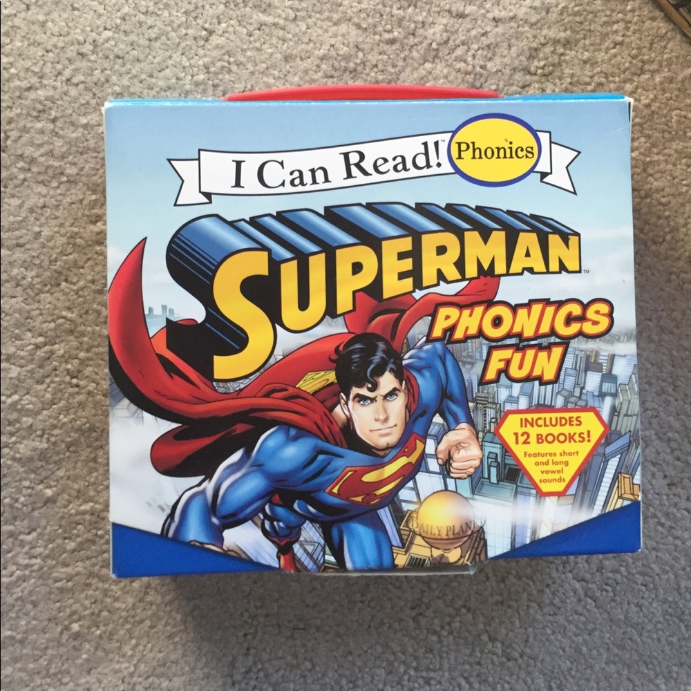 Hooked on phonics- 12 Superman books
