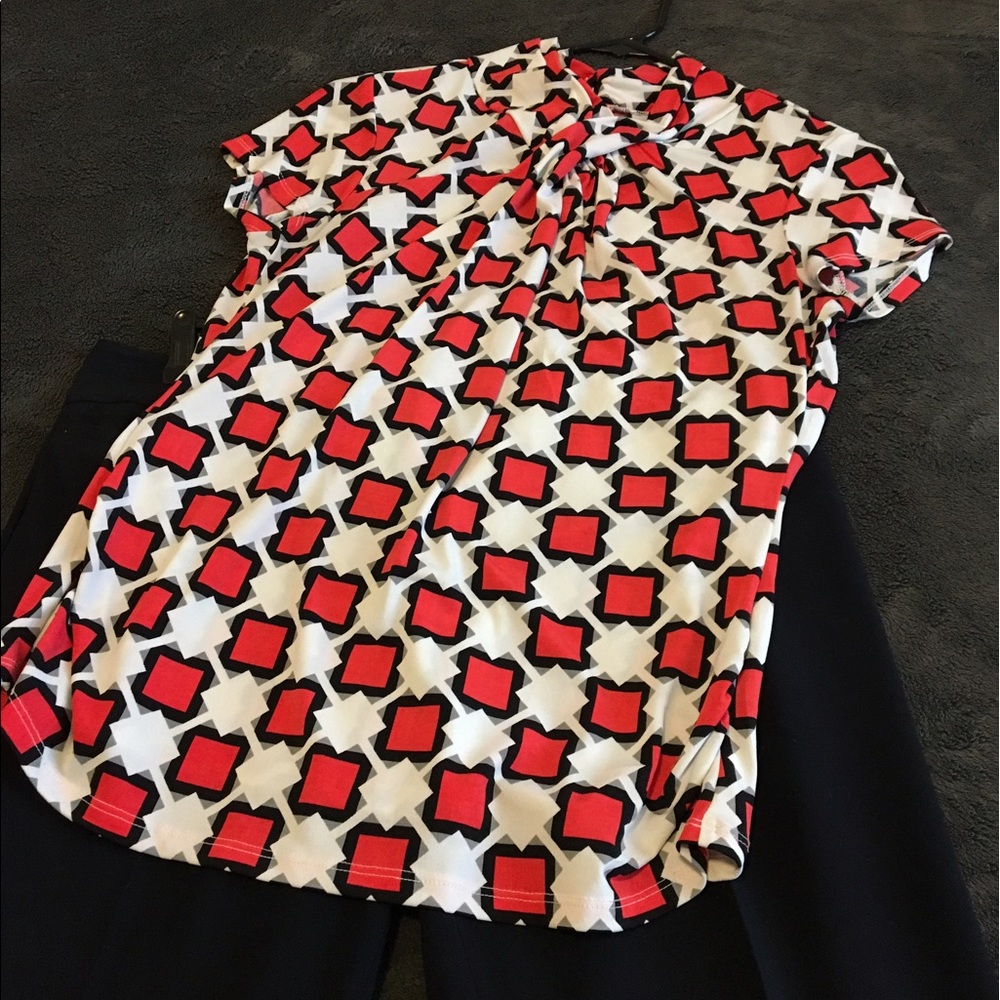 Fun Geometric Blouse