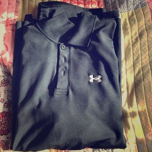 Black Under Armour Polo