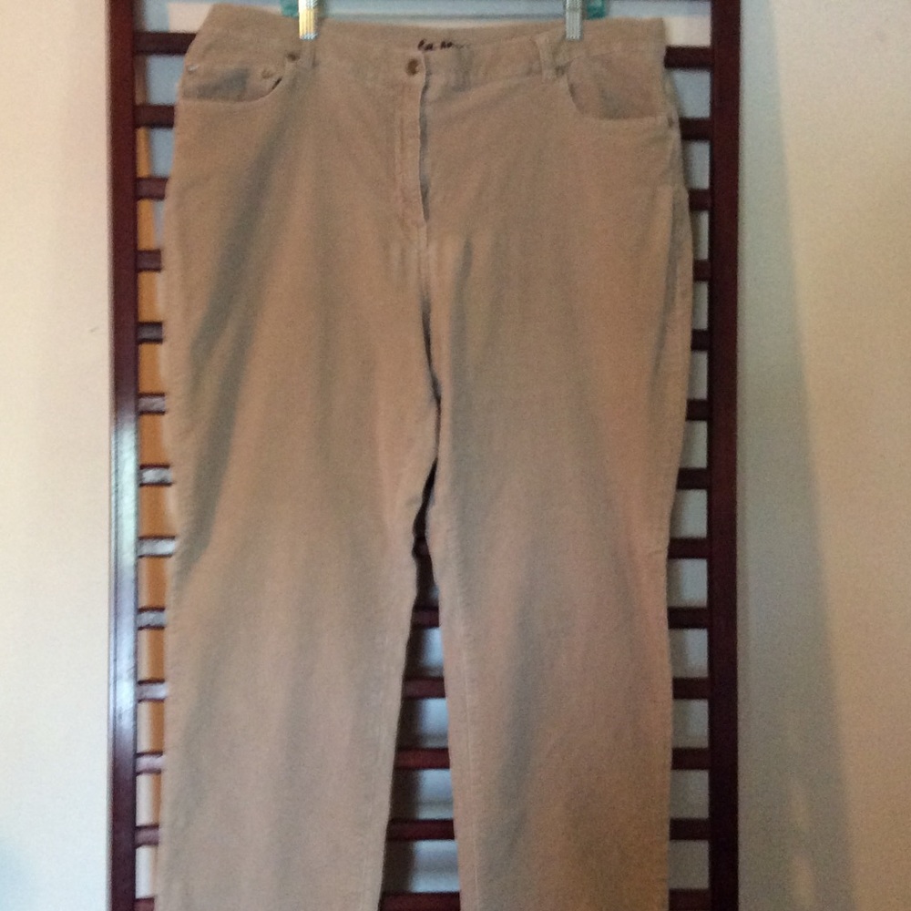 Straight leg corduroys