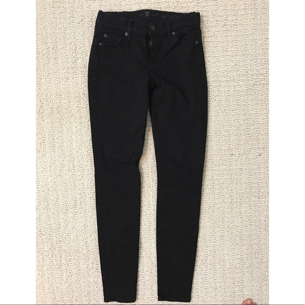 7 For all mankind black jeans