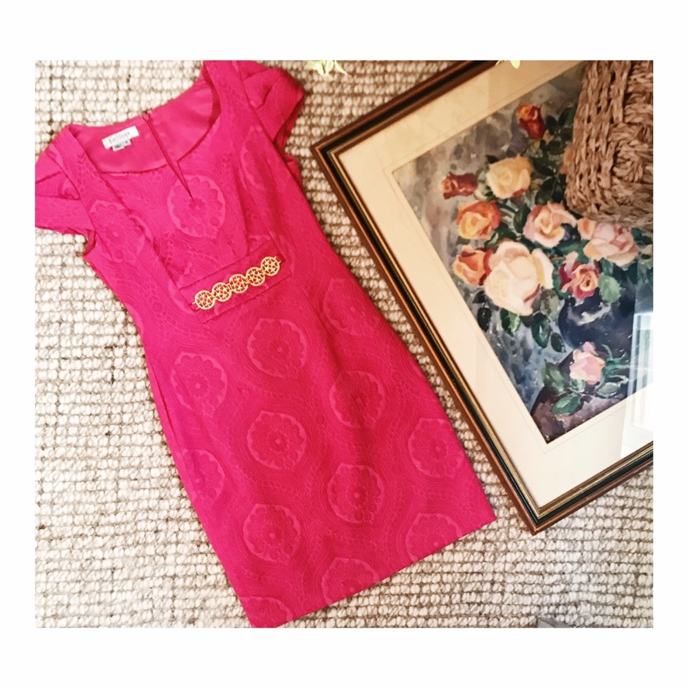 Kay Unger Jaquard Dress