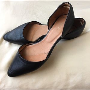 Black J.Jill D'Orsay Flats-Pristine Condition! 7.5