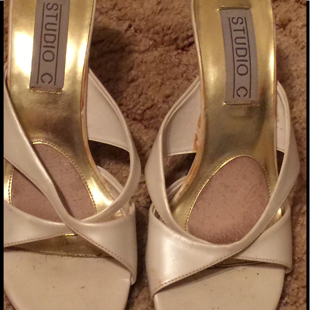 Cream colored heels