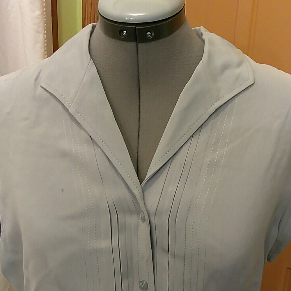 **GIFTED ** EUC,100% SILK, CLASSY, CHIC BLOUSE