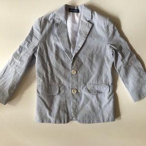 EUC classic Seersucker blazer size 5