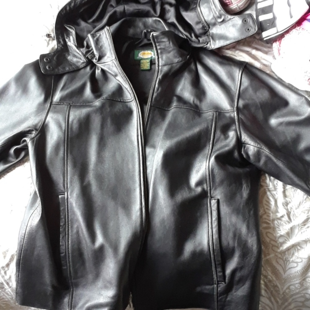 Cabela's women's leather coat