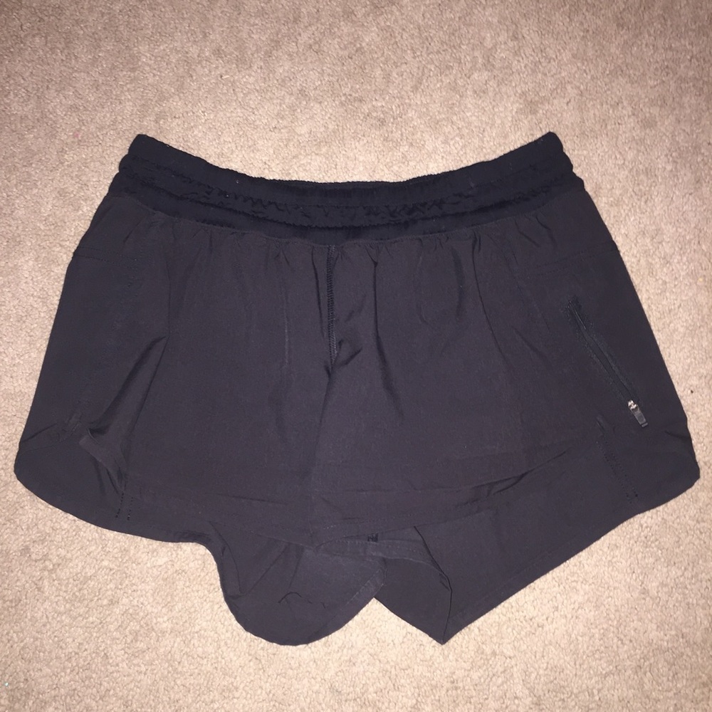 Black lululemon shorts