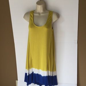 Calvin Klein Tye Dye High Low Tunic Dress
