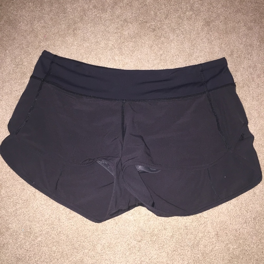 Black lululemon shorts