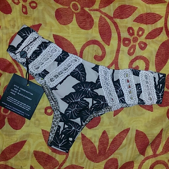 New acacia black elephant chuns bikini bottom chun - Picture 6 of 7