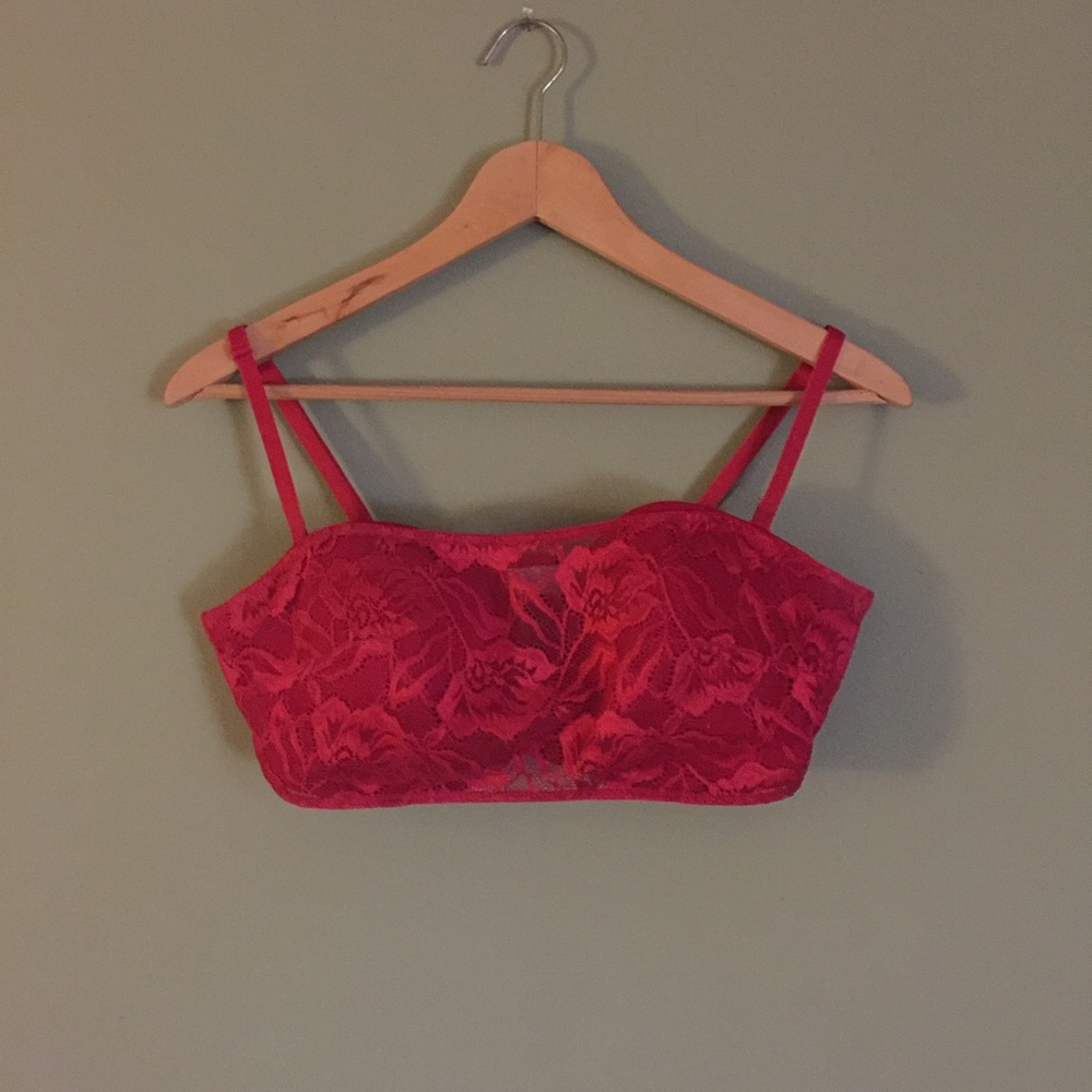 Red Lace Bra