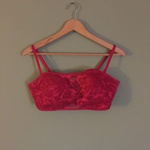 Red Lace Bra
